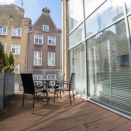 Viu Apartament Z Tarasem W Sercu Gdanska Exterior foto